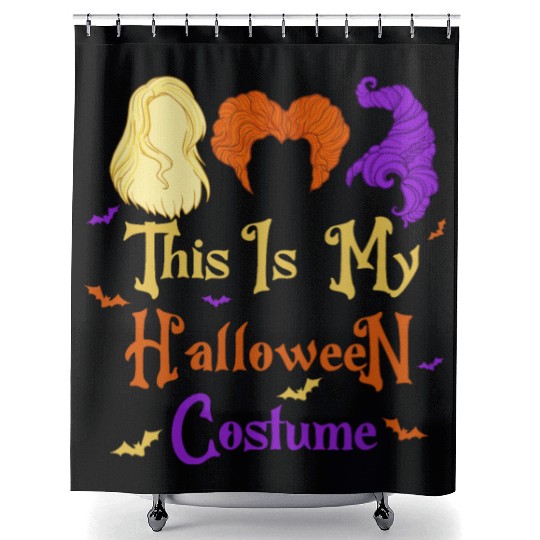 This is My Halloween Costume Funny Halloween Shower Curtains