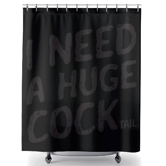 I need a huge cocktail - relax Shower Curtains