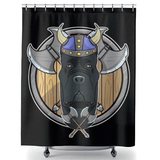 Cane Corso I Valhalla I Viking Shower Curtains