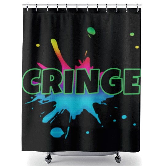 CRINGE Shower Curtains