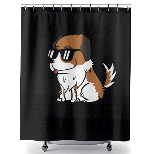 Coolest Saint Bernard Grandma Ever Shower Curtains