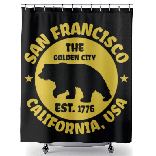 San Francisco California Shower Curtains
