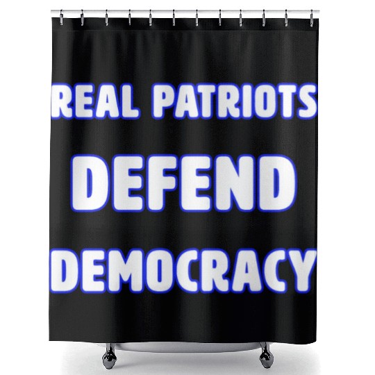 DEMOCRACY 3 Shower Curtains