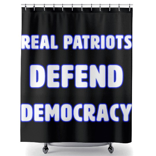 DEMOCRACY 3 Shower Curtains
