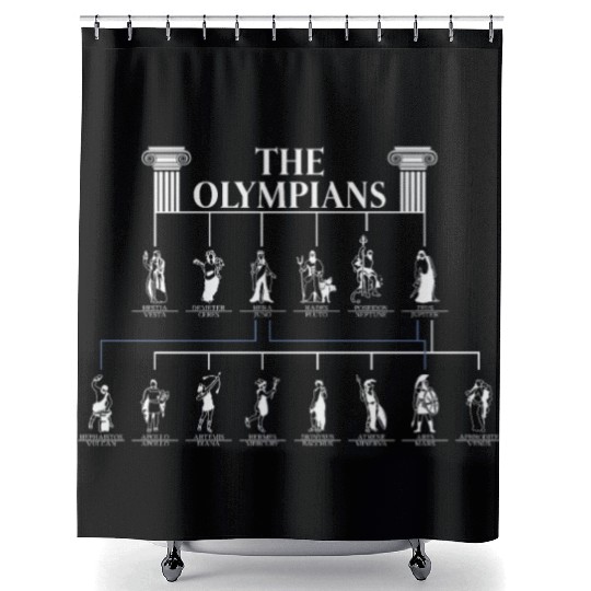 Greek Mythology Ancient Greek God Greece Goddess Shower Curtains