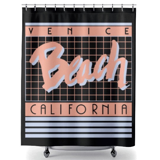 Venice Beach California Shower Curtains