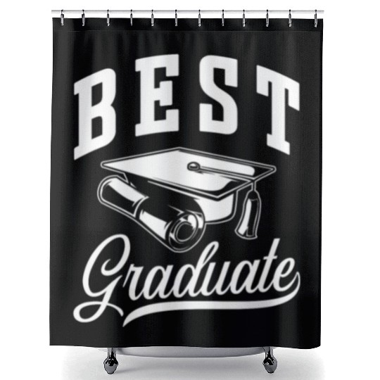 Best Graduate Graduation Sayings Graduating Team Shower Curtains