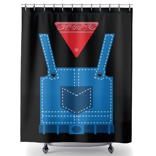 Farmer Costume Redneck Farm Barnyard Farming Gift Shower Curtains