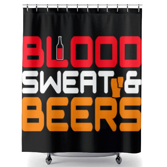 Biker Biker, Dirt, Bike, Skull, Skeleton Shower Curtains