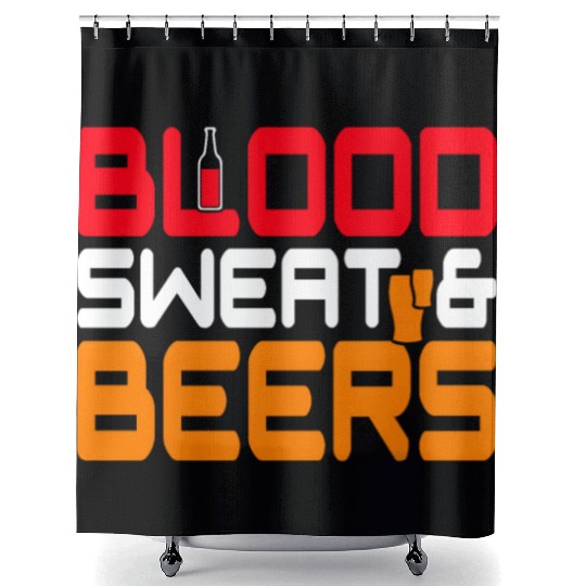 Biker Biker, Dirt, Bike, Skull, Skeleton Shower Curtains