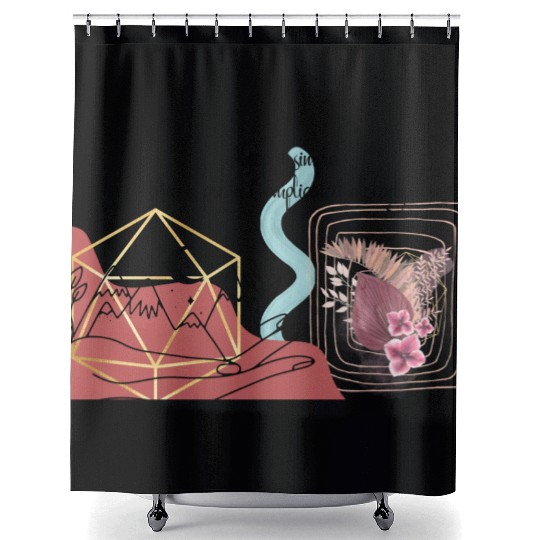 Keep it simple Shower Curtains