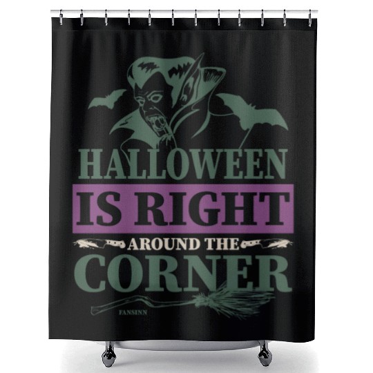 Vampire Halloween costume party Shower Curtains