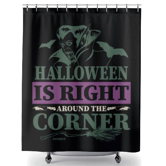 Vampire Halloween costume party Shower Curtains