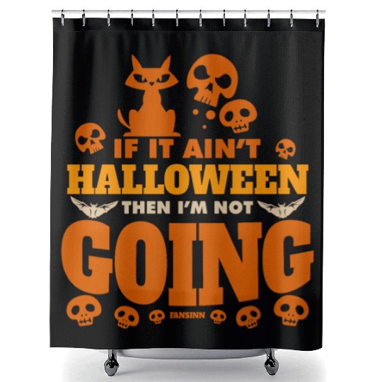 creepy Halloween costume Shower Curtains