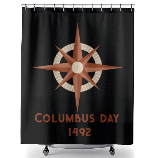 Columbus Day for Christopher Columbus lover Shower Curtains