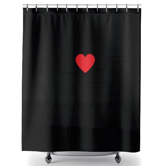 i love math Shower Curtains