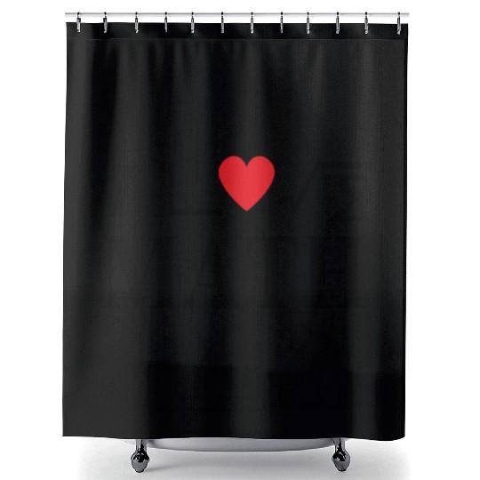 i love math Shower Curtains
