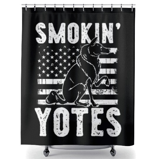 Coyote Trapping Coyote Hunting Yote Hunting Gift Shower Curtains