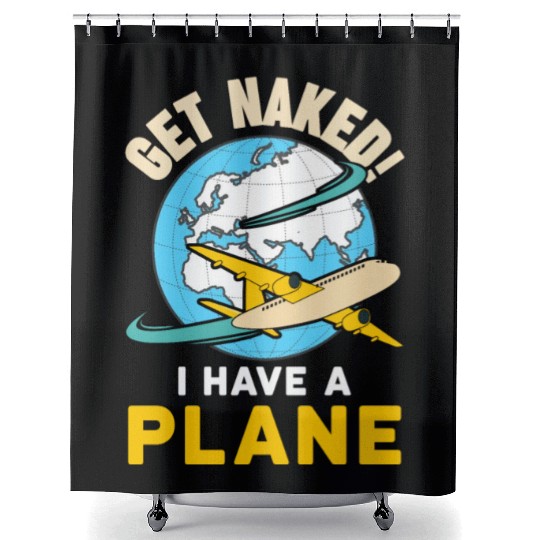 Airline Pilot Quote I Have A Plane Aircraft Pilot Shower Curtains
