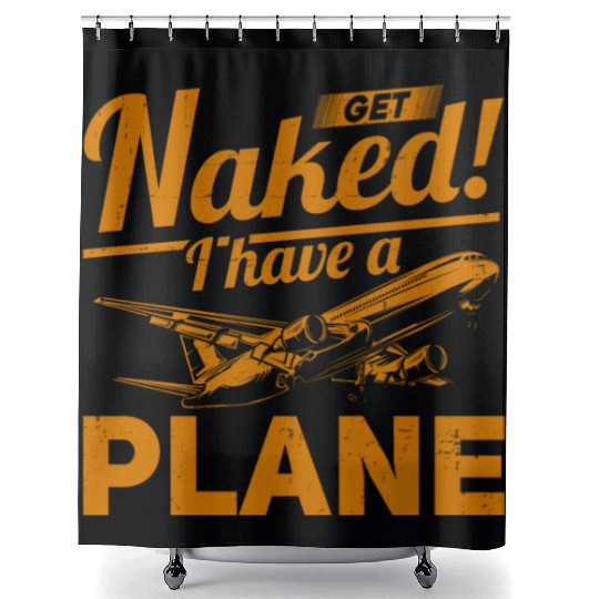 Airline Pilot Quote I Have A Plane Aircraft Pilot Shower Curtains
