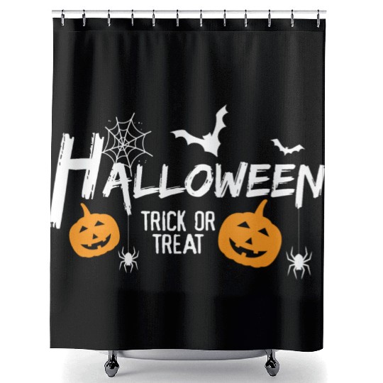 Halloween Trick or Treat Shower Curtains