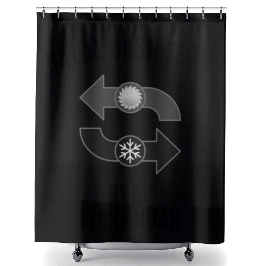 Halal Cash Flow - HVAC Black Shower Curtains