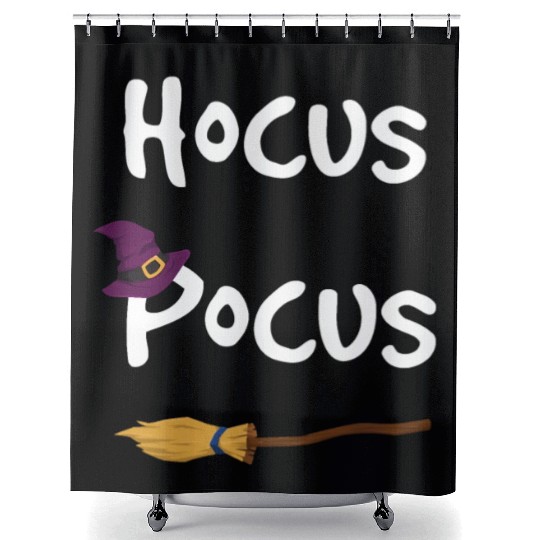 Hocus Pocus Halloween Witch Shower Curtains