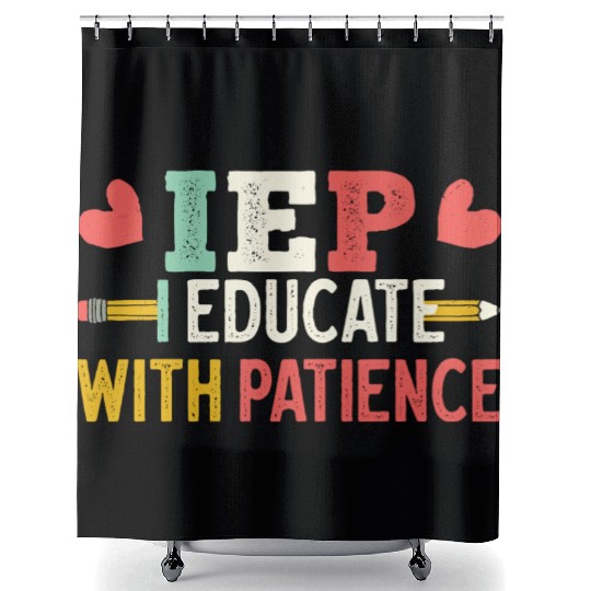 Encourage Progress Special Education Teacher Life Shower Curtains