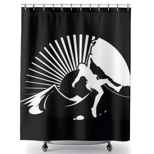 Mountains Alps Hiking Nature Shower Curtains