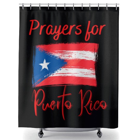 Puerto Rico Prayers Shower Curtains