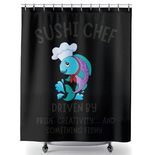 SUSHI CHEF 29 Shower Curtains