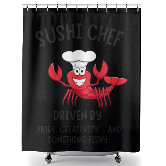 SUSHI CHEF 27 Shower Curtains