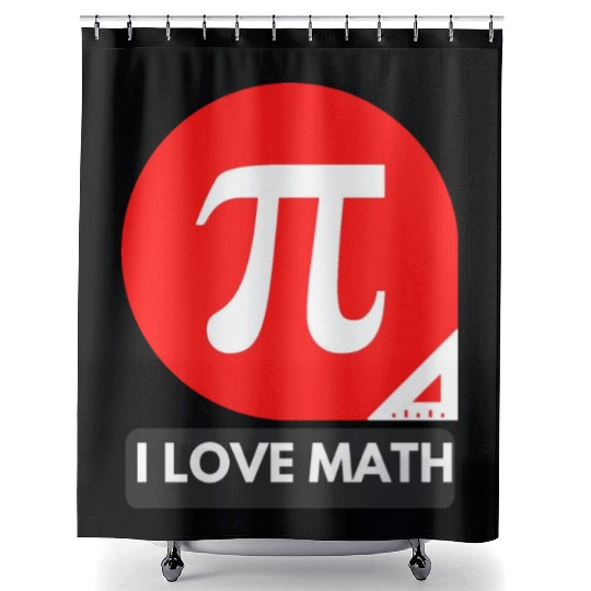 I love Math Shower Curtains