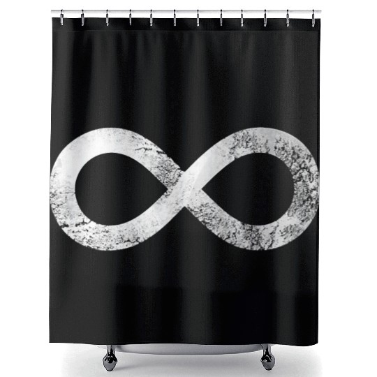 Lemniscate Science Mathematics Infinity Symbol Tan Shower Curtains