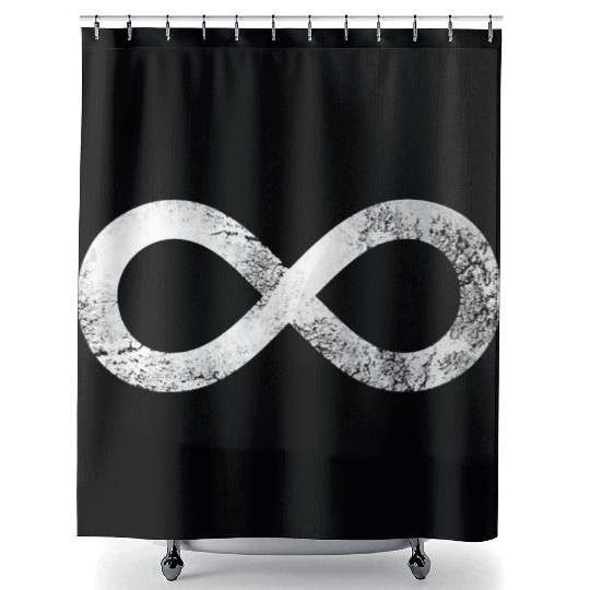 Lemniscate Science Mathematics Infinity Symbol Tan Shower Curtains