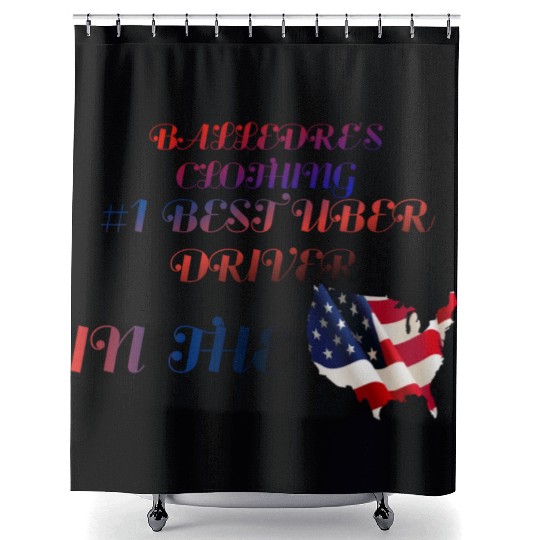 #1 Uber Driver in the USA Shower Curtains