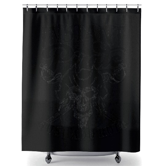 Instant pirate just add rum - skeleton Shower Curtains