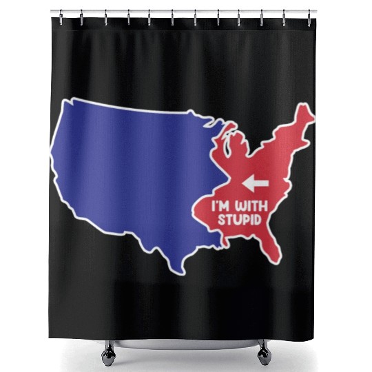 New Jersey US Design for patriotic New Jerseyans Shower Curtains