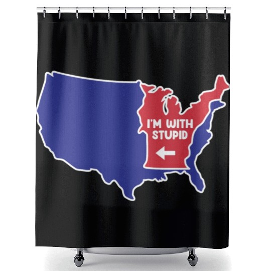 Vermont State US Design for patriotic Vermonters Shower Curtains