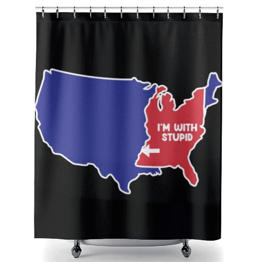 Mississippi Design for patriotic Mississippians Shower Curtains