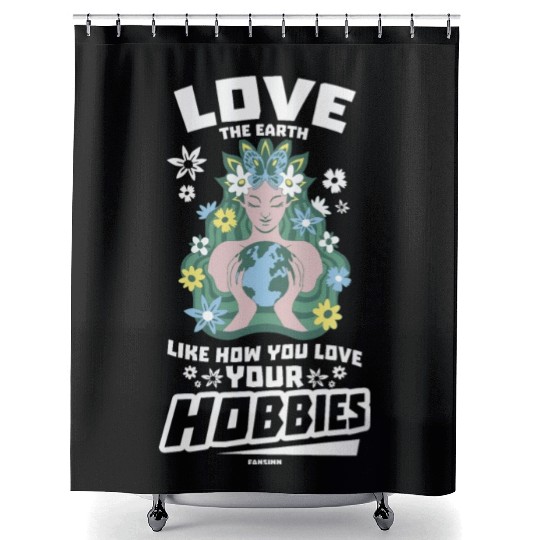 Nature conservation climate protection earth Shower Curtains