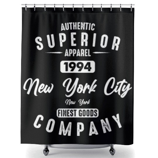 New York City Born In 1994 Vintage Birthday Shower Curtains