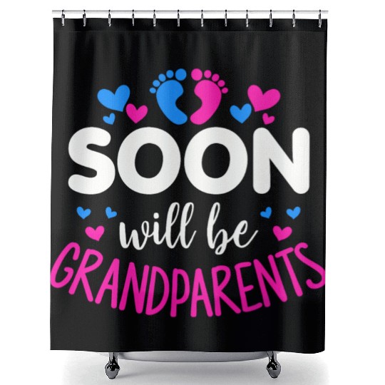 We Will Soon Become Grandparents, Be Grandparents Shower Curtains