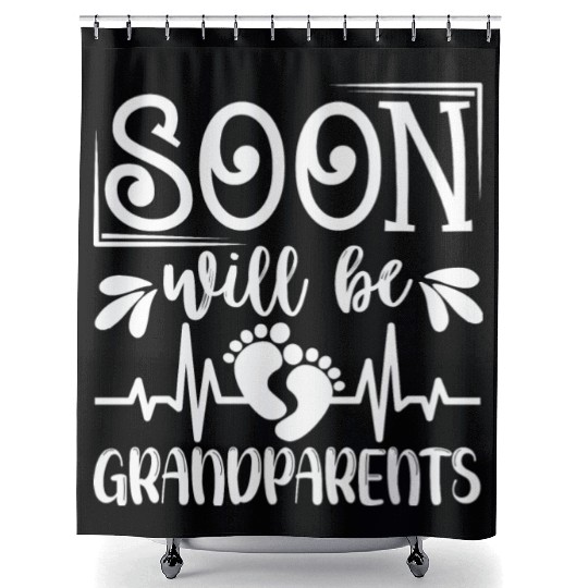 We Will Soon Become Grandparents, Be Grandparents Shower Curtains