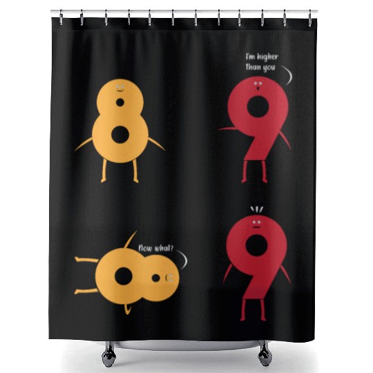 Engineering Infinity Number Eight Funny Math Pun Shower Curtains
