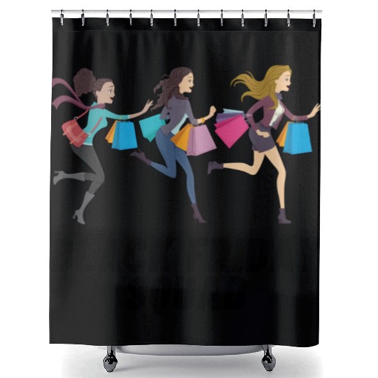 Black Friday Squad Shower Curtains