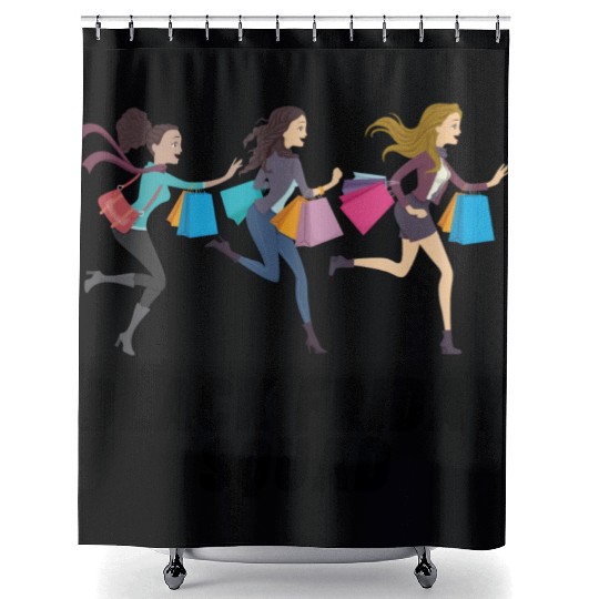 Black Friday Squad Shower Curtains