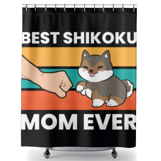 Best Shikoku Mom Ever Kochi Ken Dog Japan Shikoku Shower Curtains