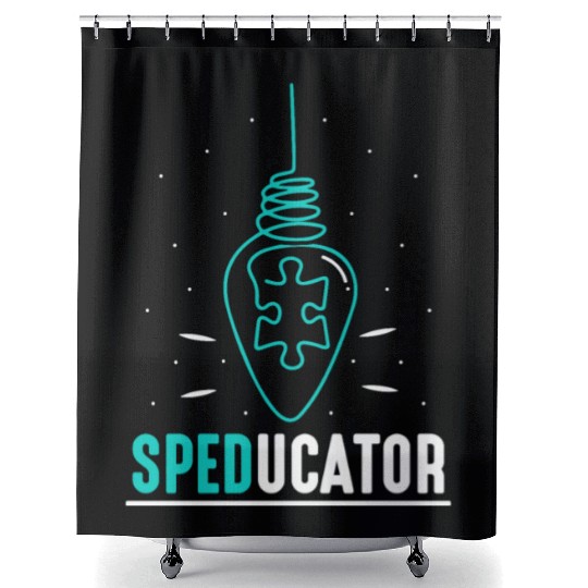 Speducator Special Education Cute Sped Teacher Shower Curtains