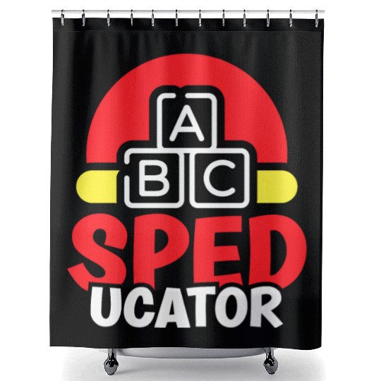 Speducator Sped Special Education Teacher Cute Shower Curtains